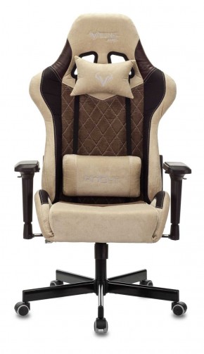 Кресло игровое Бюрократ VIKING 7 KNIGHT BR FABRIC коричневый/бежевый в Лабытнанги - labytnangi.ok-mebel.com | фото 3