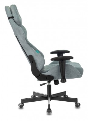 Кресло игровое Бюрократ VIKING KNIGHT LT28 FABRIC серо-голубой в Лабытнанги - labytnangi.ok-mebel.com | фото 2