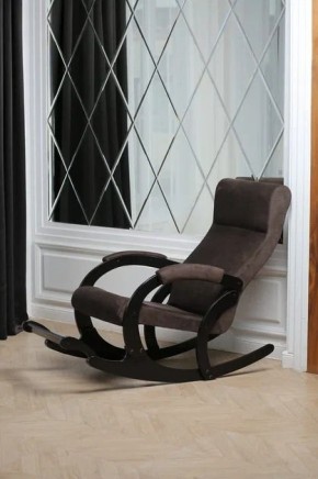 Кресло-качалка МАРСЕЛЬ 33-Т-AC (кофе) в Лабытнанги - labytnangi.ok-mebel.com | фото 3