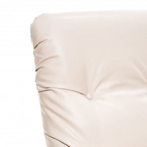 Кресло-качалка Модель 67 Венге текстура, к/з Varana cappuccino в Лабытнанги - labytnangi.ok-mebel.com | фото 5