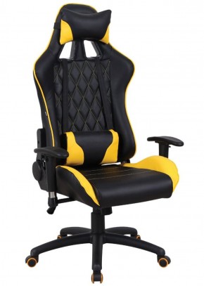 Кресло компьютерное BRABIX "GT Master GM-110" (черное/желтое) 531927 в Лабытнанги - labytnangi.ok-mebel.com | фото