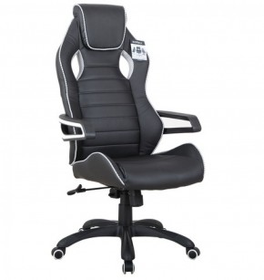 Кресло компьютерное BRABIX Techno Pro GM-003 (экокожа черное/серое, вставки серые) 531814 в Лабытнанги - labytnangi.ok-mebel.com | фото