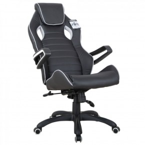 Кресло компьютерное BRABIX Techno Pro GM-003 (экокожа черное/серое, вставки серые) 531814 в Лабытнанги - labytnangi.ok-mebel.com | фото 4