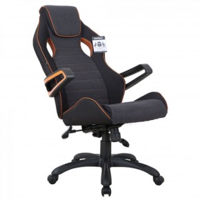 Кресло компьютерное BRABIX Techno Pro GM-003 (ткань черное/серое, вставки оранжевые) 531813 в Лабытнанги - labytnangi.ok-mebel.com | фото 8