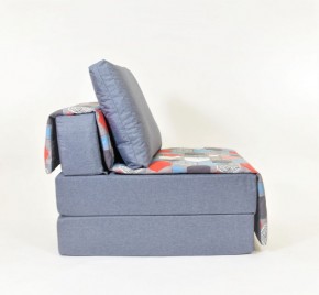 Кресло-кровать бескаркасное Харви (серый-геометрия слейт) в Лабытнанги - labytnangi.ok-mebel.com | фото 2