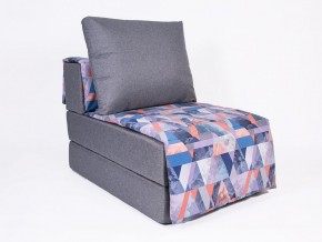 Кресло-кровать бескаркасное Харви (серый-сноу деним) в Лабытнанги - labytnangi.ok-mebel.com | фото 1