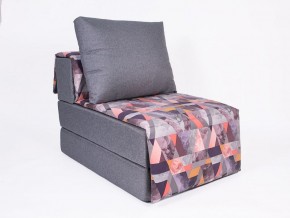 Кресло-кровать бескаркасное Харви (серый-сноу манго) в Лабытнанги - labytnangi.ok-mebel.com | фото