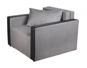 Кресло-кровать Милена с подлокотниками (серый) Велюр в Лабытнанги - labytnangi.ok-mebel.com | фото 1