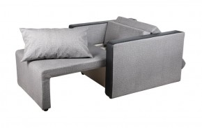Кресло-кровать Милена с подлокотниками (серый) Велюр в Лабытнанги - labytnangi.ok-mebel.com | фото 2