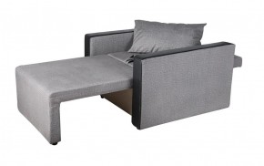 Кресло-кровать Милена с подлокотниками (серый) Велюр в Лабытнанги - labytnangi.ok-mebel.com | фото 3