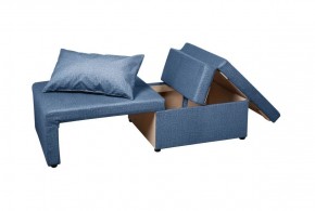 Кресло-кровать Милена (синий) Велюр в Лабытнанги - labytnangi.ok-mebel.com | фото 3