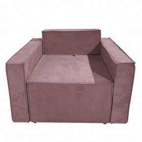 Кресло-кровать Принц КК1-ВР (велюр розовый) в Лабытнанги - labytnangi.ok-mebel.com | фото