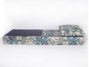 Кресло-кровать-пуф бескаркасное Окта (Велюр принт 2) в Лабытнанги - labytnangi.ok-mebel.com | фото 8
