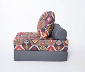 Кресло-кровать-пуф бескаркасное Прайм (мехико серый-графит) в Лабытнанги - labytnangi.ok-mebel.com | фото 1