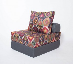 Кресло-кровать-пуф бескаркасное Прайм (мехико серый-графит) в Лабытнанги - labytnangi.ok-mebel.com | фото 2