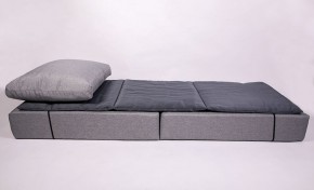Кресло-кровать-пуф бескаркасное Прайм (мехико серый-графит) в Лабытнанги - labytnangi.ok-mebel.com | фото 3