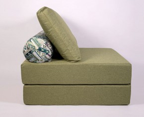 Кресло-кровать-пуф бескаркасное Прайм (Оливковый) в Лабытнанги - labytnangi.ok-mebel.com | фото 3