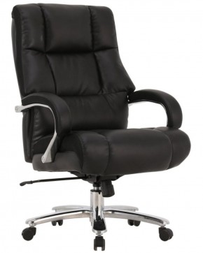 Кресло офисное BRABIX PREMIUM "Bomer HD-007" (рециклированная кожа, хром, черное) 531939 в Лабытнанги - labytnangi.ok-mebel.com | фото