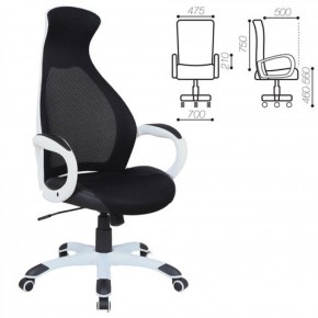 Кресло офисное BRABIX PREMIUM "Genesis EX-517" (белый/черный) 531573 в Лабытнанги - labytnangi.ok-mebel.com | фото