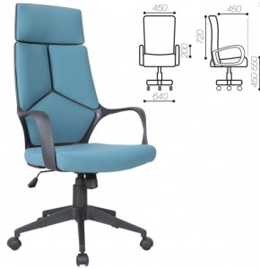 Кресло офисное BRABIX PREMIUM "Prime EX-515" (ткань, голубое) 531568 в Лабытнанги - labytnangi.ok-mebel.com | фото 3