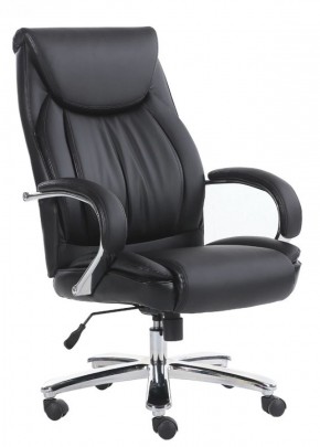 Кресло офисное BRABIX "Advance EX-575" (хром/экокожа/черное) 531825 в Лабытнанги - labytnangi.ok-mebel.com | фото
