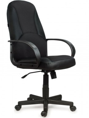 Кресло офисное BRABIX "City EX-512" (кожзам черный, ткань черная) 531407 в Лабытнанги - labytnangi.ok-mebel.com | фото