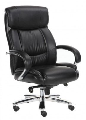 Кресло офисное BRABIX "Direct EX-580" (хром/рециклированная кожа/черное) 531824 в Лабытнанги - labytnangi.ok-mebel.com | фото 1