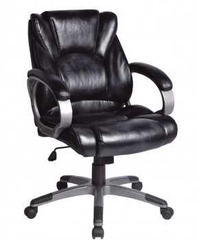 Кресло офисное BRABIX "Eldorado EX-504", экокожа, черное, 530874 в Лабытнанги - labytnangi.ok-mebel.com | фото