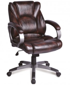 Кресло офисное BRABIX "Eldorado EX-504" (коричневое) 530875 в Лабытнанги - labytnangi.ok-mebel.com | фото 1