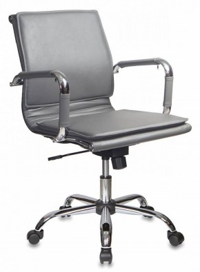 Кресло руководителя Бюрократ CH-993-LOW/GREY серый в Лабытнанги - labytnangi.ok-mebel.com | фото