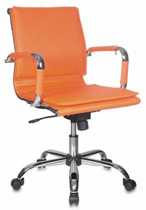 Кресло руководителя Бюрократ CH-993-LOW/ORANGE оранжевый в Лабытнанги - labytnangi.ok-mebel.com | фото 1