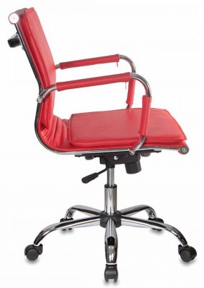 Кресло руководителя Бюрократ CH-993-LOW/RED красный в Лабытнанги - labytnangi.ok-mebel.com | фото 2