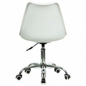 Кресло стул BRABIX "Eames MG-310 CH", хром, пластик белый, ткань серая, 532924 в Лабытнанги - labytnangi.ok-mebel.com | фото 4