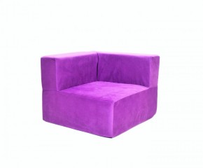 Кресло-угловое-модуль бескаркасное Тетрис 30 (Фиолетовый) в Лабытнанги - labytnangi.ok-mebel.com | фото