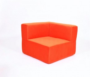 Кресло-угловое-модуль бескаркасное Тетрис 30 (Оранжевый) в Лабытнанги - labytnangi.ok-mebel.com | фото