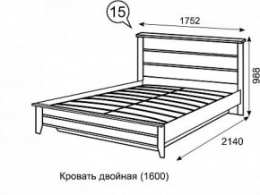 Кровать 1600 с ПМ София 15 в Лабытнанги - labytnangi.ok-mebel.com | фото 3