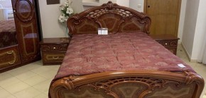 Кровать 2-х спальная 1600*2000 Роза, без основания (01.116) орех в Лабытнанги - labytnangi.ok-mebel.com | фото 1