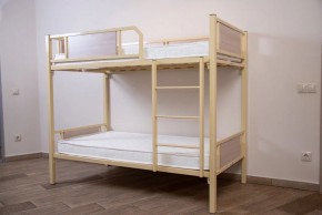 Кровать 2-х ярусная "Лео" (900*1900) *без вставок ЛДСП в Лабытнанги - labytnangi.ok-mebel.com | фото 3