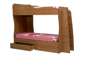 Кровать детская 2-х ярусная Юниор-1 (800*2000) ЛДСП в Лабытнанги - labytnangi.ok-mebel.com | фото 1