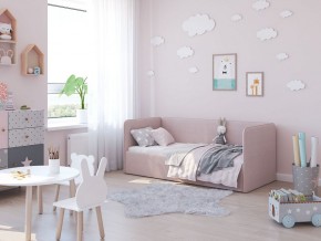Кровать-диван Leonardo 160*70 (Розовый) + боковина в Лабытнанги - labytnangi.ok-mebel.com | фото 5