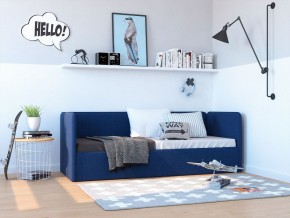 Кровать-диван Leonardo 160*70 (Синий) + боковина в Лабытнанги - labytnangi.ok-mebel.com | фото 5
