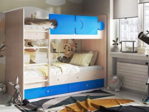 Кровать двухъярусная "Тетрис" (щиты) с бортиками + ящики в Лабытнанги - labytnangi.ok-mebel.com | фото 6