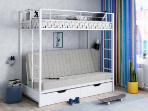 Кровать двухъярусная с диваном "Мадлен-ЯЯ" с ящиками в Лабытнанги - labytnangi.ok-mebel.com | фото 1