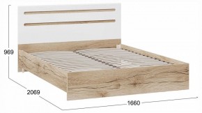 Кровать двуспальная Фьюжн ТД-260.01.03 в Лабытнанги - labytnangi.ok-mebel.com | фото 3