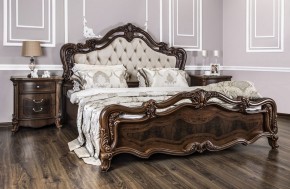 Кровать двуспальная Илона с мягким изголовьем (1800) караваджо в Лабытнанги - labytnangi.ok-mebel.com | фото