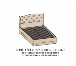 Кровать ЭЙМИ с подъемным механизмом КРП-1701 (1200х2000) Венге/патина серебро в Лабытнанги - labytnangi.ok-mebel.com | фото