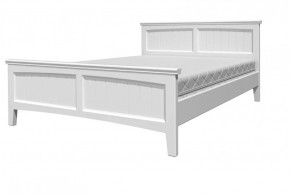 ГРАЦИЯ-4 Кровать из массива 1600 (Белый античный) в Лабытнанги - labytnangi.ok-mebel.com | фото