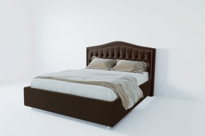 Кровать Калининград с ПМ 1200 (экокожа коричневая) в Лабытнанги - labytnangi.ok-mebel.com | фото 2
