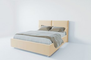 Кровать Корсика с ПМ 1400 (экокожа бежевая) в Лабытнанги - labytnangi.ok-mebel.com | фото 3