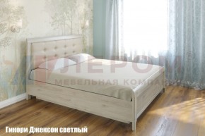 Кровать КР-1033 с мягким изголовьем в Лабытнанги - labytnangi.ok-mebel.com | фото 1